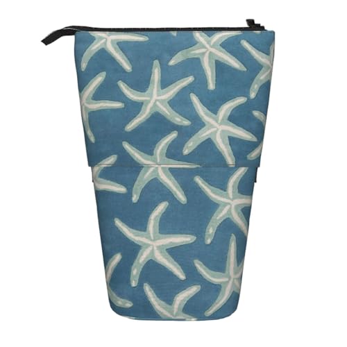 YFSGDLBN Seestern Küstenwolle, bedrucktes Federmäppchen, Teleskop, vertikal, Federmäppchen von YFSGDLBN