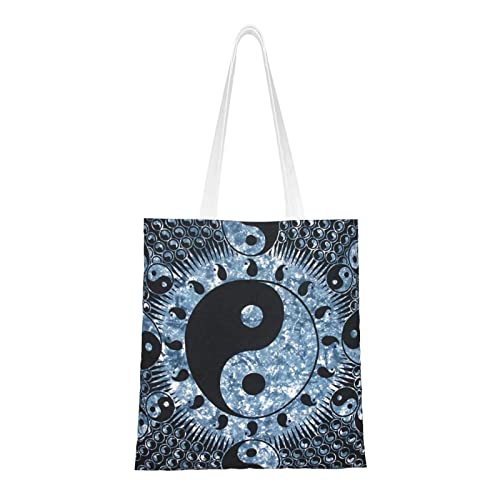 YFSGDLBN Ying Yang Diagramm bedruckte Einkaufstasche Handtasche Schultertasche YFSGDLBN Ying Yang Diagramm bedruckte Einkaufstasche Handtasche Schultertasche von YFSGDLBN