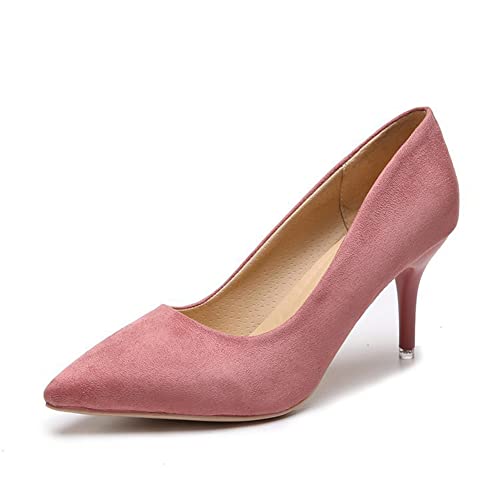 YFZHF Damen Pumps mit hohem Absatz, Spitze Zehen Elegante Büroarbeit Pumps Damen Hochzeit Elegante Pumps Stiletto-Absatz Schuhe von YFZHF