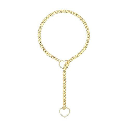 YGBDS Herz-Schleifkette für Damen, schwarz, gold, silber, Herz, verstellbar, Lariat, Y-Halsband, Gothic-Kleidung für Frauen, Small, Legierter Stahl, Kein Edelstein YGBDS Herz-Schleifkette für Damen, schwarz, gold, silber, Herz, verstellbar, Lariat, Y-Halsband, Gothic-Kleidung für Frauen, Small, Legierter Stahl, Kein Edelstein von YGBDS