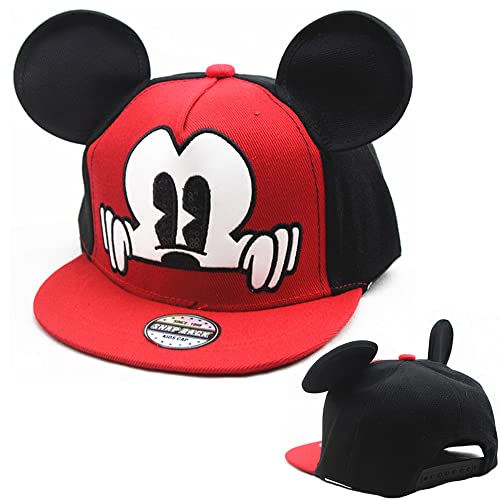 YGCHEN Mouse Baseball Cap Mouse Baseballkappe Kinder Sommerhut Maus Basecap Hut mit Ohren Baseball Kappen Verstellbare Schirmmütze Kinder Sport Sonnenschutz Cap von YGCHEN