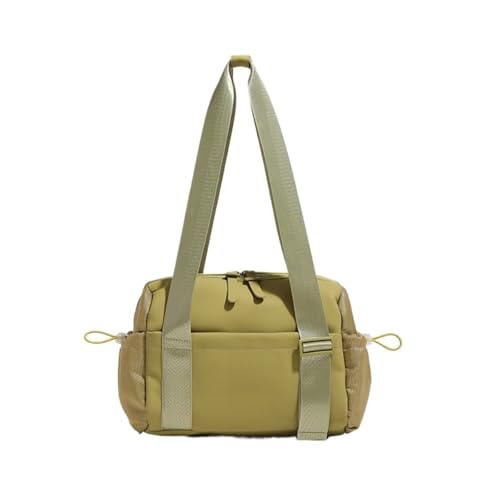 Gym Bag Waterproof Sports Fitness Large Capacity Handbag Tote Duffle Nylon Multifunctional Storage Women Bags(Green) von YGMNQAL