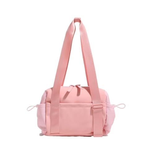 Gym Bag Waterproof Sports Fitness Large Capacity Handbag Tote Duffle Nylon Multifunctional Storage Women Bags(Pink) von YGMNQAL