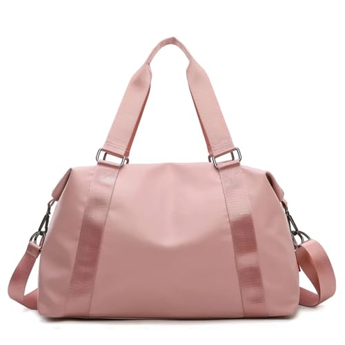 Women's Large Travel Bag Multi-Functional Tote Handbags Nylon Waterproof Shoulder Women Wet Dry Pockets Gym(Pink Small) von YGMNQAL
