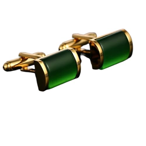YGMNQAL Manschettenknöpfe 1 Paar grüne Stein-Manschettenknöpfe, Kristallimitat-Manschettenknöpfe, Manschettenknöpfe, Nägel, Ärmelknöpfe for Hochzeit YGMNQAL Manschettenknöpfe 1 Paar grüne Stein-Manschettenknöpfe, Kristallimitat-Manschettenknöpfe, Manschettenknöpfe, Nägel, Ärmelknöpfe for Hochzeit von YGMNQAL