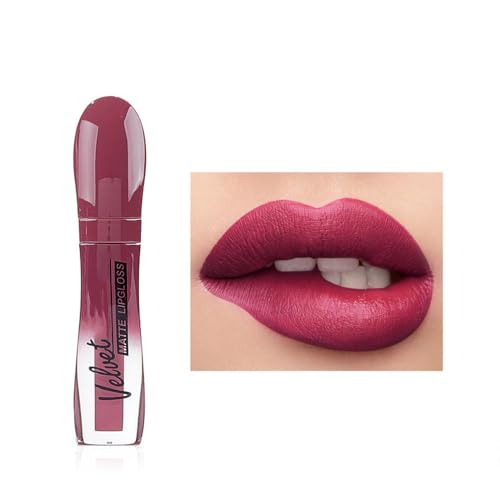 Mattierter Lippenstift, Lipgloss langanhaltender feuchtigkeitsspendender, samtiger Lippenlippenstift, klebt nicht an der Tasse, lichtecht, wasserfest, Lippenstift-Make-up für Frauen (805) von YGSIKY