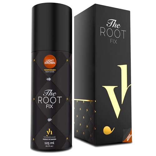 Younghair The Root Fix – Ansatzspray Hellbraun für Sofortige Ansatzkaschierung, Haar Mascara Braun für Präzises Retouching, Farbspray Hellbraun für Perfekte Übergänge, 125 ml Younghair The Root Fix – Ansatzspray Hellbraun für Sofortige Ansatzkaschierung, Haar Mascara Braun für Präzises Retouching, Farbspray Hellbraun für Perfekte Übergänge, 125 ml von YH YOUNG HAIR