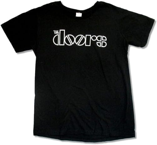 Announce Doors White Logo Black T Shirt New Hemden(XX-Large) von YHA35AA