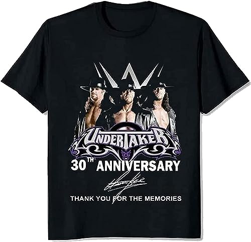 The Undertaker Thank You for The eories Wrestling Fan en T Shirt Black Hemden(Medium) von YHA35AA