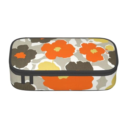 YHBLYKXP Bedruckte Bürobox mit Blumenmuster (2) mit großem Fassungsvermögen, Schreibwaren-Organizer, Büro-Kosmetiktasche von YHBLYKXP