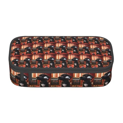 YHBLYKXP Bedruckte Bürobox mit großem Fassungsvermögen, für Schreibwaren, Organizer, Büro-Kosmetiktasche von YHBLYKXP