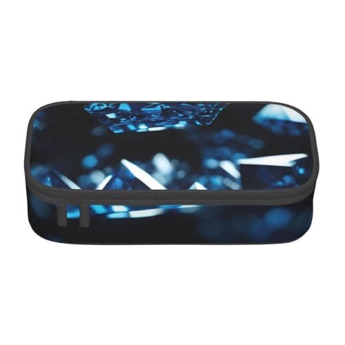 YHBLYKXP Bürobox mit Diamantmuster, bedruckt, große Kapazität, Schreibwaren-Organizer, Büro-Kosmetiktasche von YHBLYKXP