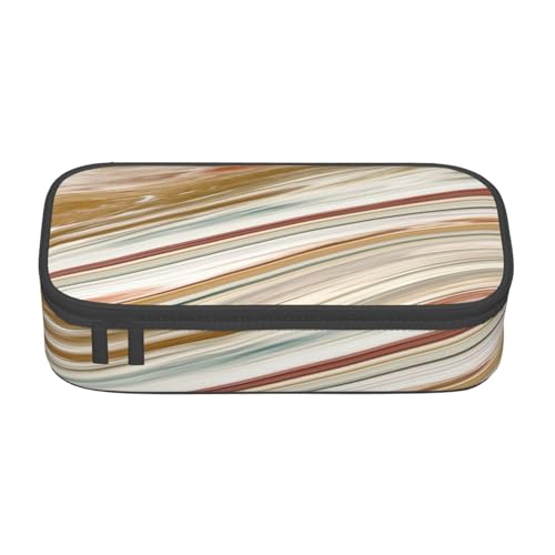 YHBLYKXP Bunte Wirbel bedruckte große Kapazität Bürobox Schreibwaren Organizer Büro Kosmetiktasche von YHBLYKXP