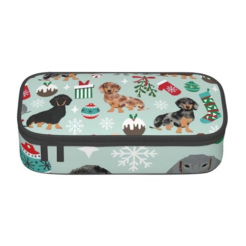 YHBLYKXP Dog Flora, bedruckte große Kapazität, Bürobox, Schreibwaren-Organizer, Büro-Kosmetiktasche von YHBLYKXP