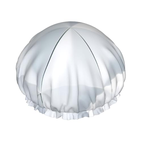 YHBLYKXP Dreiecke Muster Druck Verstellbare doppellagige Duschhaube wiederverwendbare Damen Spa Salon Duschhaube von YHBLYKXP