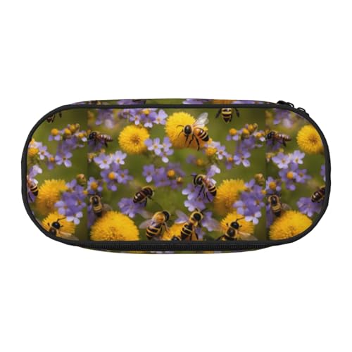 YHBLYKXP Federmäppchen aus Oxford-Stoff mit geordneten Netzfächern – eine praktische Wahl für Reisen von YHBLYKXP