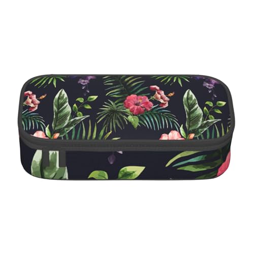 YHBLYKXP Florals Bedruckte Bürobox mit großem Fassungsvermögen, Schreibwaren-Organizer, Büro-Kosmetiktasche von YHBLYKXP