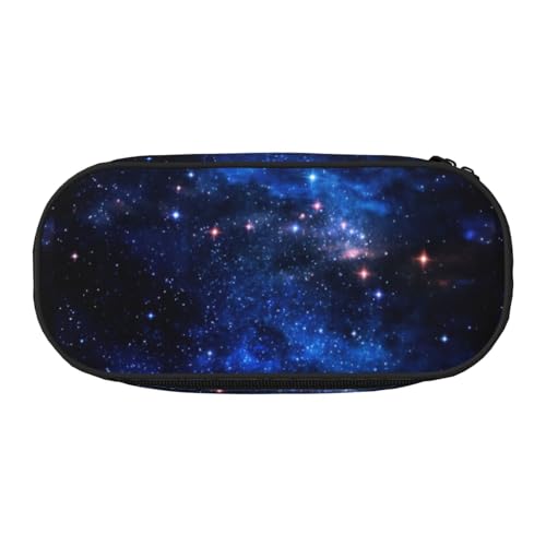 YHBLYKXP Galaxy Night Print Oxford Tuch Federmäppchen mit geordneten Netzfächern - eine praktische Wahl oder Reise von YHBLYKXP