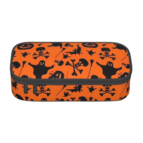 YHBLYKXP Halloween Bedruckte Große Kapazität Bürobox Schreibwaren Organizer Büro Kosmetiktasche von YHBLYKXP
