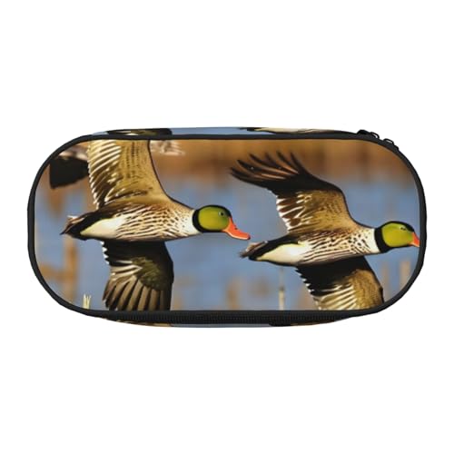 YHBLYKXP Hunting Fly Wild Print Oxford Cloth Pencil Case with ordered mesh compartments - a practical choice or travel YHBLYKXP Hunting Fly Wild Print Oxford Cloth Pencil Case with ordered mesh compartments - a practical choice or travel von YHBLYKXP