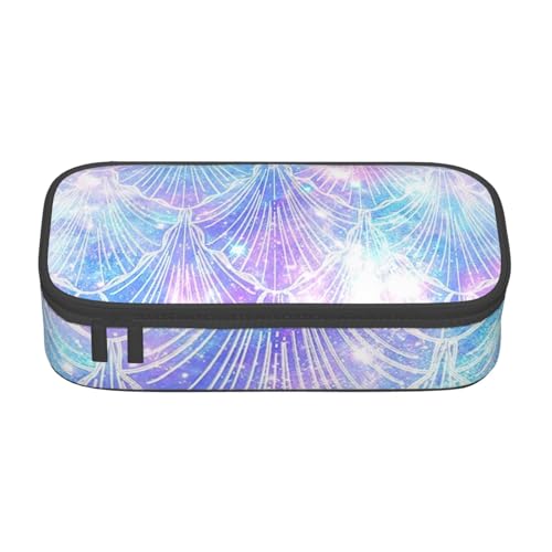 YHBLYKXP Meerjungfrau Waage bedruckte große Kapazität Bürobox Schreibwaren Organizer Büro Kosmetiktasche von YHBLYKXP