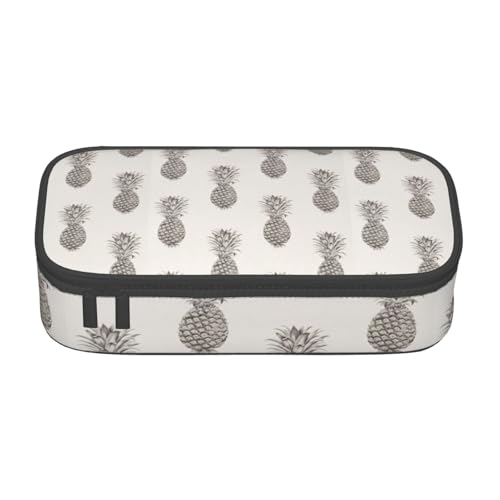 YHBLYKXP Schöne Ananas bedruckte große Kapazität Bürobox Schreibwaren Organizer Büro Kosmetiktasche von YHBLYKXP