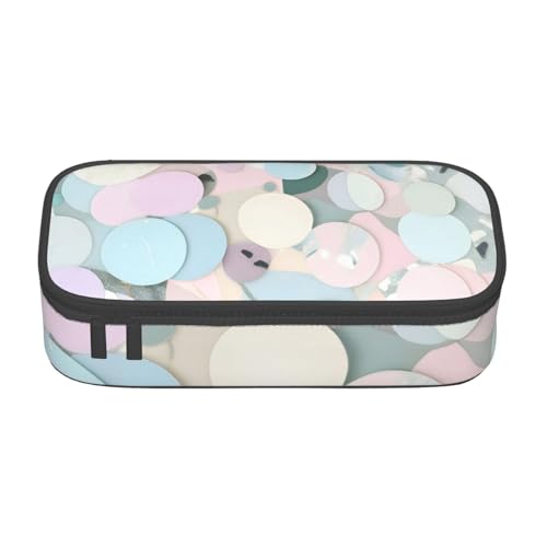 YHBLYKXP Terrazzo Marmor Pastell Bedruckte Große Kapazität Bürobox Schreibwaren Organizer Büro Kosmetiktasche von YHBLYKXP