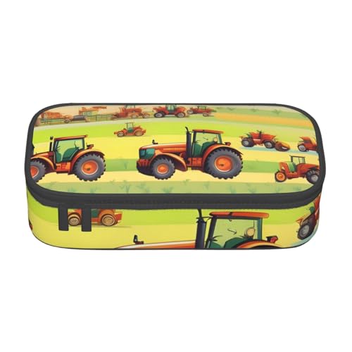 YHBLYKXP Traktor Farming bedruckte große Kapazität Bürobox Schreibwaren Organizer Büro Kosmetiktasche von YHBLYKXP