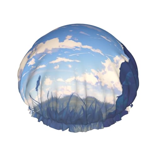 YHBLYKXP US-Militär-Soldaten patriotischer Gedenktag Druck verstellbare doppellagige Duschhaube wiederverwendbare Damen-Spa-Salon-Duschhaube von YHBLYKXP