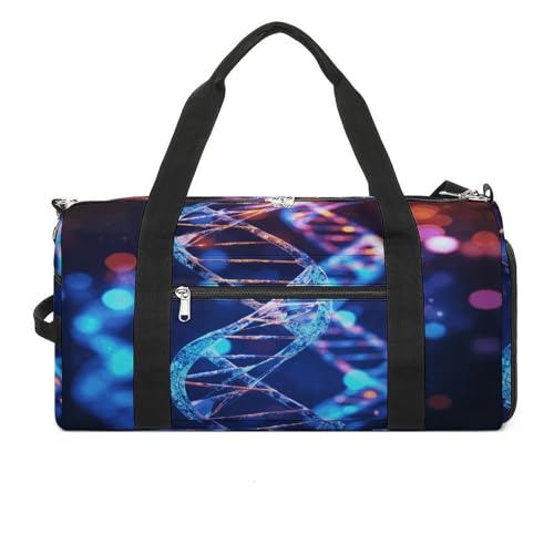 Turnbeutel DNA Genetic Helix Turnbeutel für Damen Herren Rucksack Turnbeutel mit Schuhfach Wiederverwendbar Turnbeutel Mini Turnbeutel DNA Genetic Helix, One Size, DNA Genetic Helix, Einheitsgröße von YHEGBFD