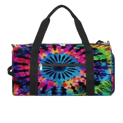 Turnbeutel Exotic Tribe Tie Dye Style Turnbeutel für Damen Herren Rucksack Turnbeutel mit Schuhfach Wiederverwendbar Turnbeutel Mini Turnbeutel Exotic Tribe Tie Dye Style One Size, Exotic Tribe von YHEGBFD