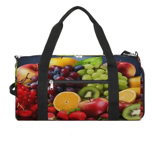 Turnbeutel Früchte Turnbeutel für Damen Herren Rucksack Turnbeutel mit Schuhfach Wiederverwendbar Turnbeutel Mini Turnbeutel Früchte Einheitsgröße, Früchte, Einheitsgröße von YHEGBFD
