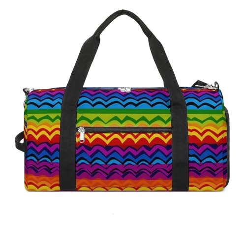 Turnbeutel Gay Pride Regenbogen Muster Turnbeutel für Damen Herren Rucksack Turnbeutel mit Schuhfach Wiederverwendbar Turnbeutel Mini Turnbeutel Gay Pride Regenbogen Muster One Size, Gay Pride von YHEGBFD
