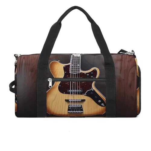 Turnbeutel Gitarre Musikinstrument Turnbeutel für Damen Herren Rucksack Turnbeutel mit Schuhfach Wiederverwendbar Turnbeutel Mini Turnbeutel Gitarre Musikinstrument Einheitsgröße, von YHEGBFD