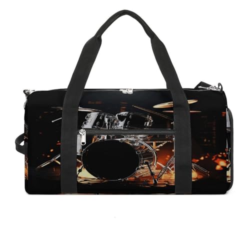 Turnbeutel Schlagzeuger Turnbeutel für Damen Herren Rucksack Turnbeutel mit Schuhfach Wiederverwendbar Turnbeutel Mini Turnbeutel Drummer One Size, Drummer, Einheitsgröße von YHEGBFD