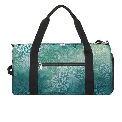 Turnbeutel grün meerblau seetang turnbeutel für damen herren rucksack turnbeutel mit schuhfach wiederverwendbar turnbeutel mini turnbeutel grün meerblau seetang one size, Grünes Meerblaues Seetang, von YHEGBFD