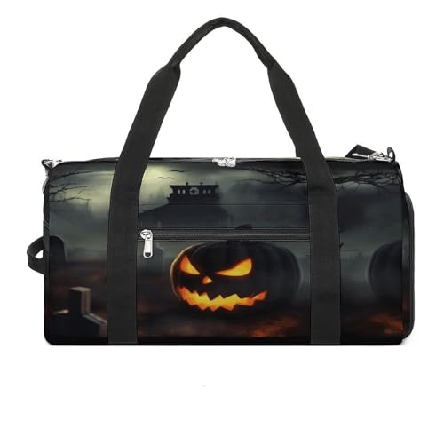 YHEGBFD Turnbeutel Halloween Horror Turnbeutel für Damen Herren Rucksack Turnbeutel mit Schuhfach Wiederverwendbar Turnbeutel Mini Turnbeutel Halloween Horror Einheitsgröße, Halloween Horror, von YHEGBFD