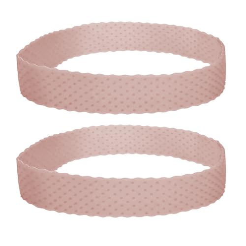 2 Stück Silikon Perückenband, Perücke Griff Rutschfestes, Nahtlose Stirnband für Perücken, Elastisch Haarband, Perückengriffband von YHIJSR