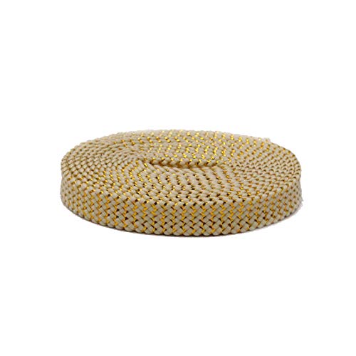 YHNNH, Elastische Schnürsenkel, Schnürsenkel aus Metallicgarn, zweifarbiges System, Canvas-Schnürsenkel, Damen-Sneaker, Sportschuhe, Seile, 70 cm – 180 cm(Gold white,80cm) von YHNNH