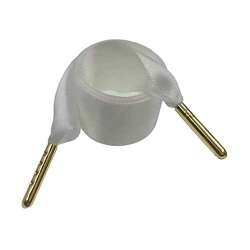 YHNNH, Elastische Schnürsenkel, Schnürsenkel for Stiefel, 1 Paar, 2,2 cm breit, flache, doppelseitige Schnürsenkel aus Chiffon und glänzendem Satin-Seidenband for Herren, Damen, Sneaker und Freizeitsc YHNNH, Elastische Schnürsenkel, Schnürsenkel for Stiefel, 1 Paar, 2,2 cm breit, flache, doppelseitige Schnürsenkel aus Chiffon und glänzendem Satin-Seidenband for Herren, Damen, Sneaker und Freizeitsc von YHNNH