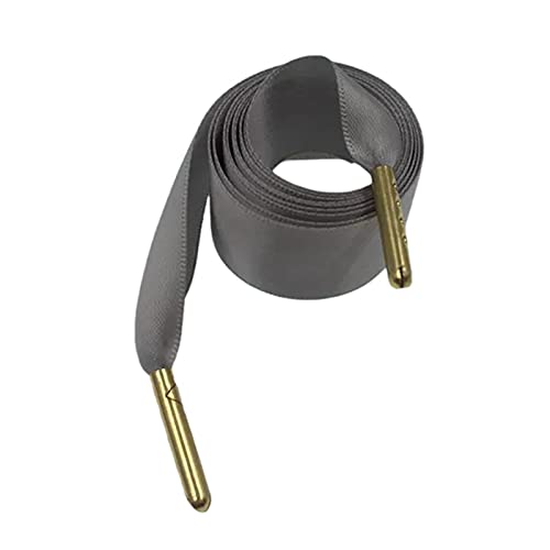 YHNNH, Elastische Schnürsenkel, Schnürsenkel for Stiefel, 1 Paar, 2,2 cm breit, flache, doppelseitige Schnürsenkel aus Chiffon und glänzendem Satin-Seidenband for Herren, Damen, Sneaker und Freizeitsc YHNNH, Elastische Schnürsenkel, Schnürsenkel for Stiefel, 1 Paar, 2,2 cm breit, flache, doppelseitige Schnürsenkel aus Chiffon und glänzendem Satin-Seidenband for Herren, Damen, Sneaker und Freizeitsc von YHNNH