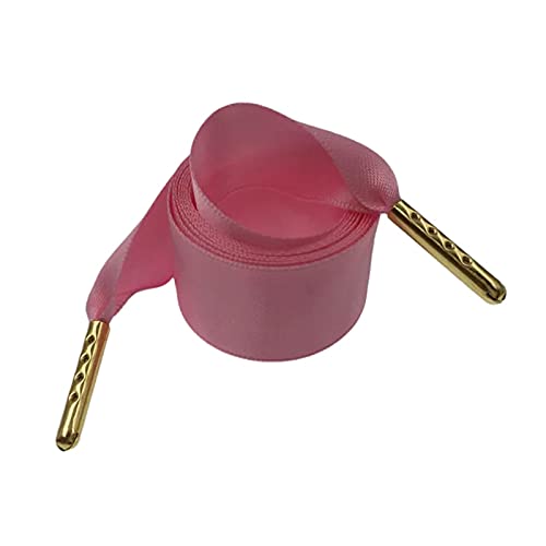 YHNNH, Elastische Schnürsenkel, Schnürsenkel for Stiefel, 1 Paar, 2,2 cm breit, flache, doppelseitige Schnürsenkel aus Chiffon und glänzendem Satin-Seidenband for Herren, Damen, Sneaker und Freizeitsc YHNNH, Elastische Schnürsenkel, Schnürsenkel for Stiefel, 1 Paar, 2,2 cm breit, flache, doppelseitige Schnürsenkel aus Chiffon und glänzendem Satin-Seidenband for Herren, Damen, Sneaker und Freizeitsc von YHNNH
