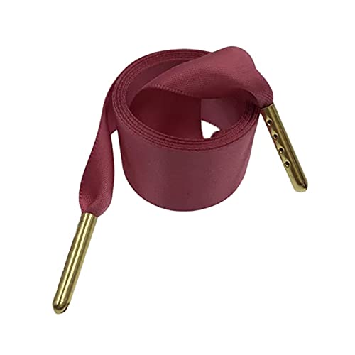 YHNNH, Elastische Schnürsenkel, Schnürsenkel for Stiefel, 1 Paar, 2,2 cm breit, flache, doppelseitige Schnürsenkel aus Chiffon und glänzendem Satin-Seidenband for Herren, Damen, Sneaker und Freizeitsc YHNNH, Elastische Schnürsenkel, Schnürsenkel for Stiefel, 1 Paar, 2,2 cm breit, flache, doppelseitige Schnürsenkel aus Chiffon und glänzendem Satin-Seidenband for Herren, Damen, Sneaker und Freizeitsc von YHNNH