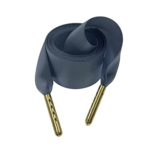 YHNNH, Elastische Schnürsenkel, Schnürsenkel for Stiefel, 1 Paar, 2,2 cm breit, flache, doppelseitige Schnürsenkel aus Chiffon und glänzendem Satin-Seidenband for Herren, Damen, Sneaker und Freizeitsc YHNNH, Elastische Schnürsenkel, Schnürsenkel for Stiefel, 1 Paar, 2,2 cm breit, flache, doppelseitige Schnürsenkel aus Chiffon und glänzendem Satin-Seidenband for Herren, Damen, Sneaker und Freizeitsc von YHNNH