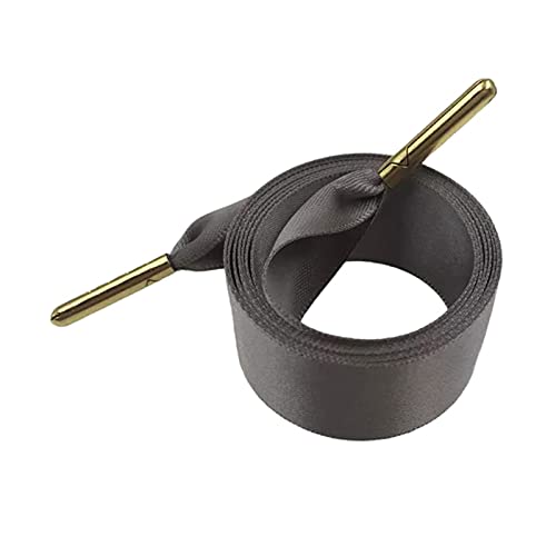 YHNNH, Elastische Schnürsenkel, Schnürsenkel for Stiefel, 1 Paar, 2,2 cm breit, flache, doppelseitige Schnürsenkel aus Chiffon und glänzendem Satin-Seidenband for Herren, Damen, Sneaker und Freizeitsc YHNNH, Elastische Schnürsenkel, Schnürsenkel for Stiefel, 1 Paar, 2,2 cm breit, flache, doppelseitige Schnürsenkel aus Chiffon und glänzendem Satin-Seidenband for Herren, Damen, Sneaker und Freizeitsc von YHNNH
