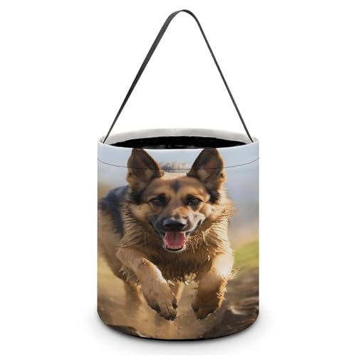 YHNNH Halloween-Süßigkeitenkorb, Tragetasche, französische Bulldogge, bedruckt, wiederverwendbar, Polyestergewebe, Halloween-Leckerlibeutel, Tragetasche für Partygeschenke, Laufender deutscher YHNNH Halloween-Süßigkeitenkorb, Tragetasche, französische Bulldogge, bedruckt, wiederverwendbar, Polyestergewebe, Halloween-Leckerlibeutel, Tragetasche für Partygeschenke, Laufender deutscher von YHNNH