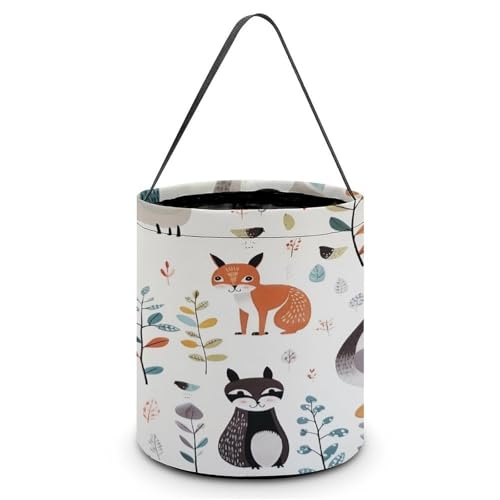 YHNNH Halloween-Süßigkeitenkorb, Tragetasche, niedlicher Froschdruck, wiederverwendbar, Polyester-Stoff, Halloween-Leckerlibeutel, Tragetasche für Partygeschenke, Tierbild, Einheitsgröße YHNNH Halloween-Süßigkeitenkorb, Tragetasche, niedlicher Froschdruck, wiederverwendbar, Polyester-Stoff, Halloween-Leckerlibeutel, Tragetasche für Partygeschenke, Tierbild, Einheitsgröße von YHNNH