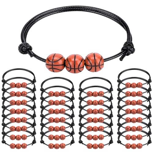 YHNTGB 30 x Charm-Armbänder mit Sportmotiv, Normal, Kunststoff, Kunststoff YHNTGB 30 x Charm-Armbänder mit Sportmotiv, Normal, Kunststoff, Kunststoff von YHNTGB