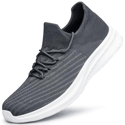 YHOON Herren-Wanderschuhe, Slipper, Freizeitschuhe, leicht, Workout, Fitnessstudio, Tennisschuhe, grau dunkel, 40 EU YHOON Herren-Wanderschuhe, Slipper, Freizeitschuhe, leicht, Workout, Fitnessstudio, Tennisschuhe, grau dunkel, 40 EU von YHOON