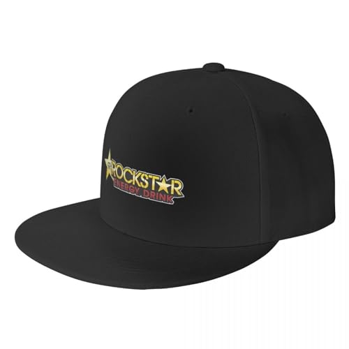Klassische Baseballkappe Rockstar Energy Drink Baseballmützen Unisex Snapback Hüte Hip Hop Verstellbare Kappe Streetwear Unverzichtbar für den Sommer Klassische Baseballkappe Rockstar Energy Drink Baseballmützen Unisex Snapback Hüte Hip Hop Verstellbare Kappe Streetwear Unverzichtbar für den Sommer von YHRYHYM